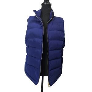 ⭐️Talbots Cobalt Blue Quilted Puffer Vest Sz M